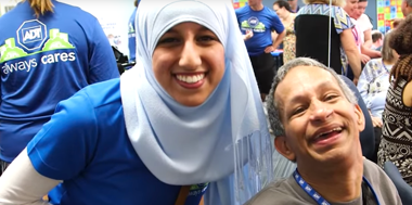 ADT team members contribute time and resources to the Arc of Palm Beach County.