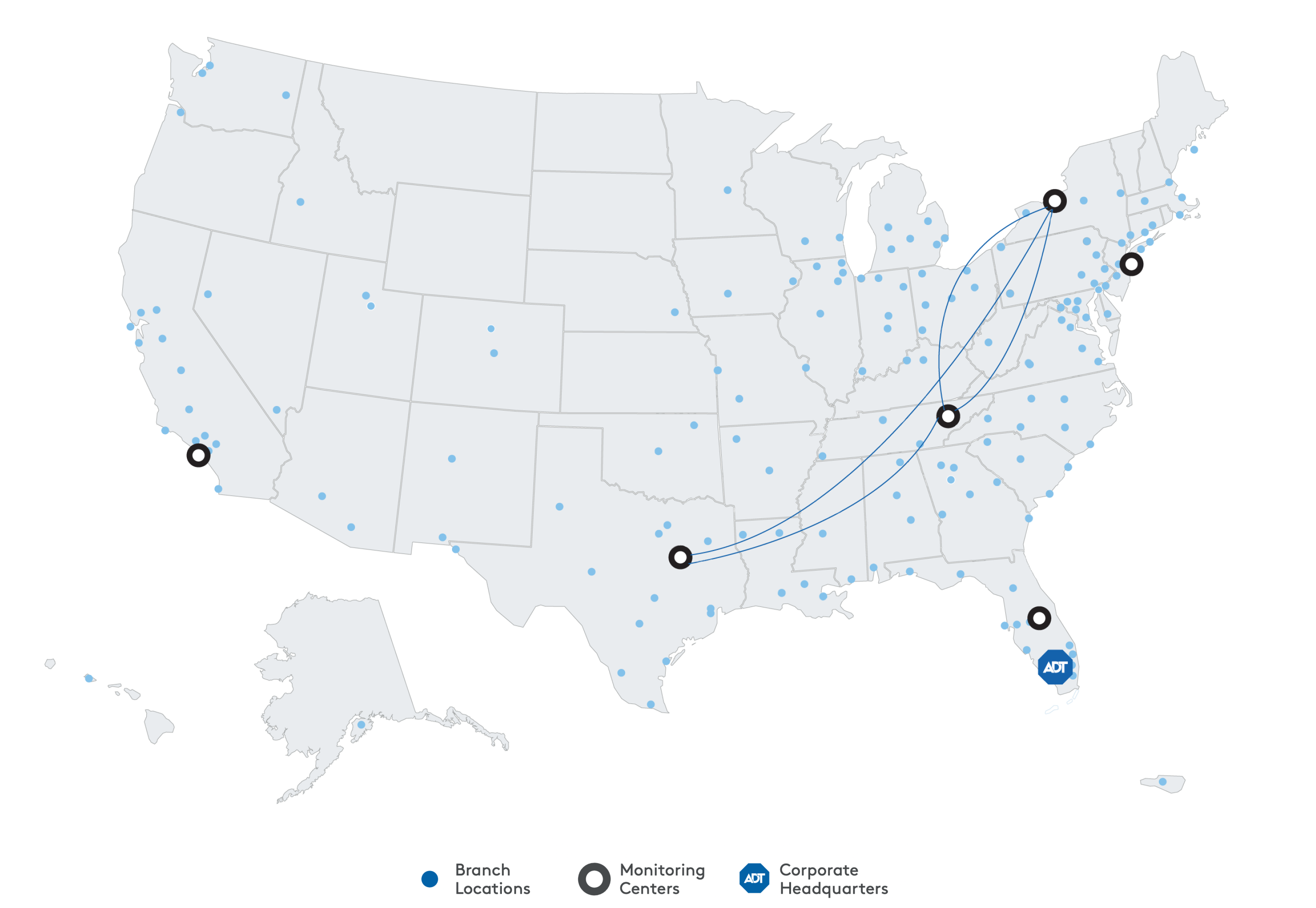 Monitoring map Monitoring map