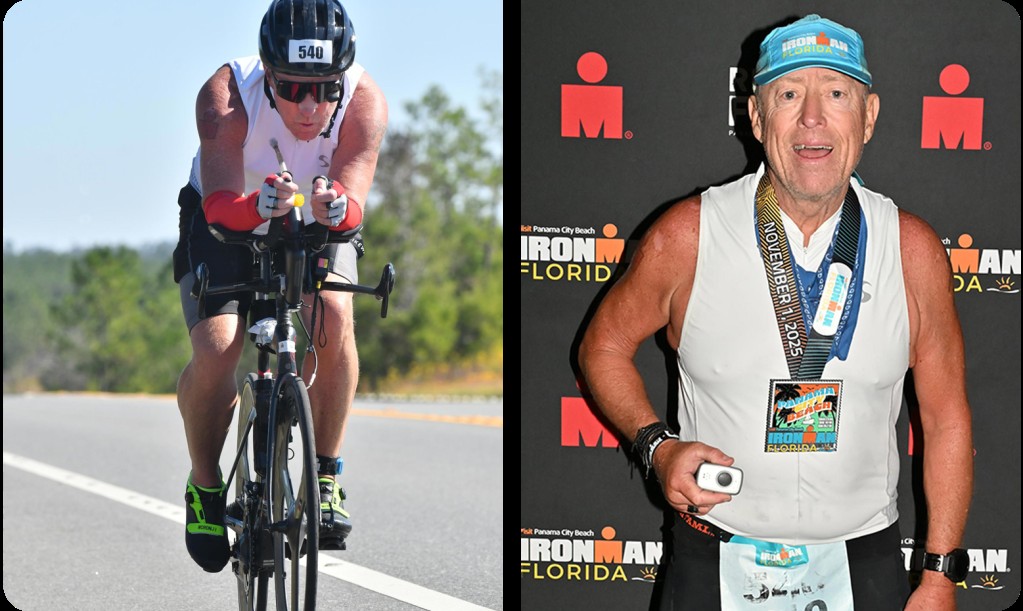 On-The-Go Travels 140 miles in Ironman Triathlon